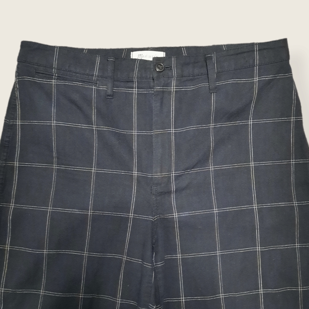 Plus Size Madewell Slim Emmett Wide-Leg Crop Pants - Picture 5 of 13